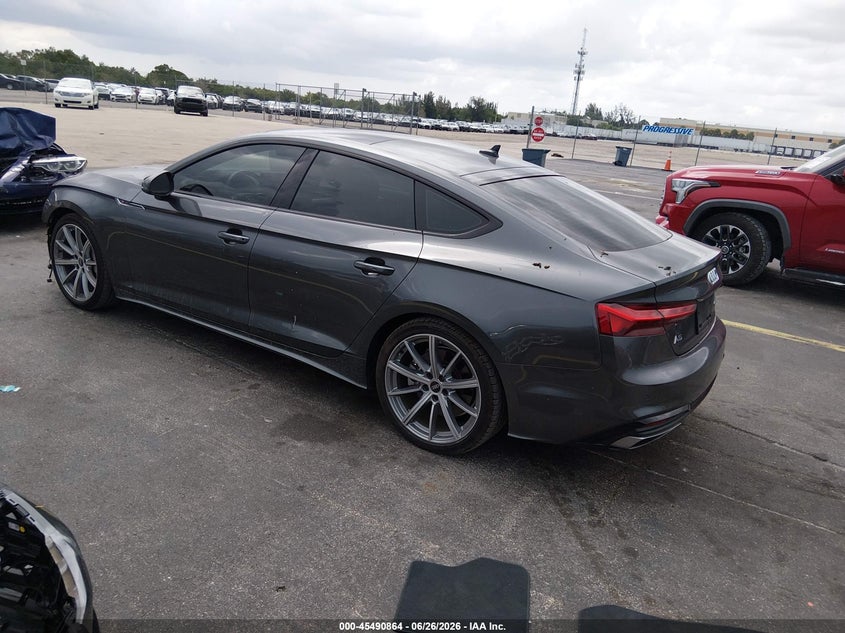 Vin: waudacf50sa019063, lot: 45989061, audi a5 sportback premium 45 tfsi s line quattro s tronic 20253