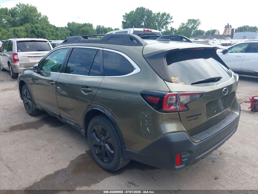 Vin: 4s4btgkd9l3100475, lot: 45989105, subaru outback onyx edition xt 20203