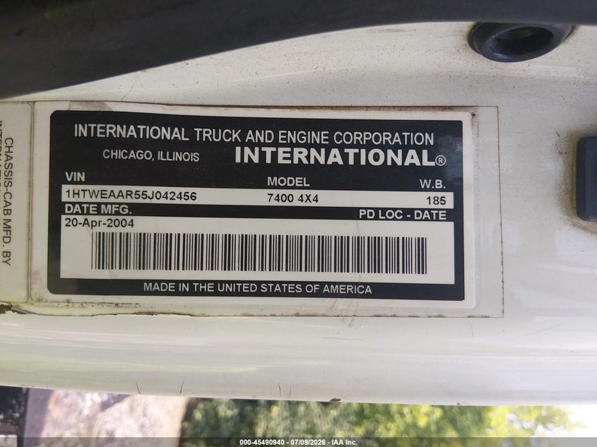 2005 INTERNATIONAL 7000 auction photo 8