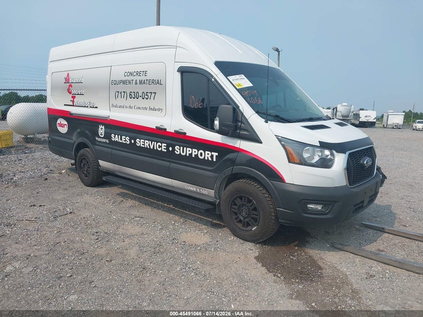 Vin: 1ftbw3x87ska70784, lot: 45989263, ford transit-350 cargo van 20251