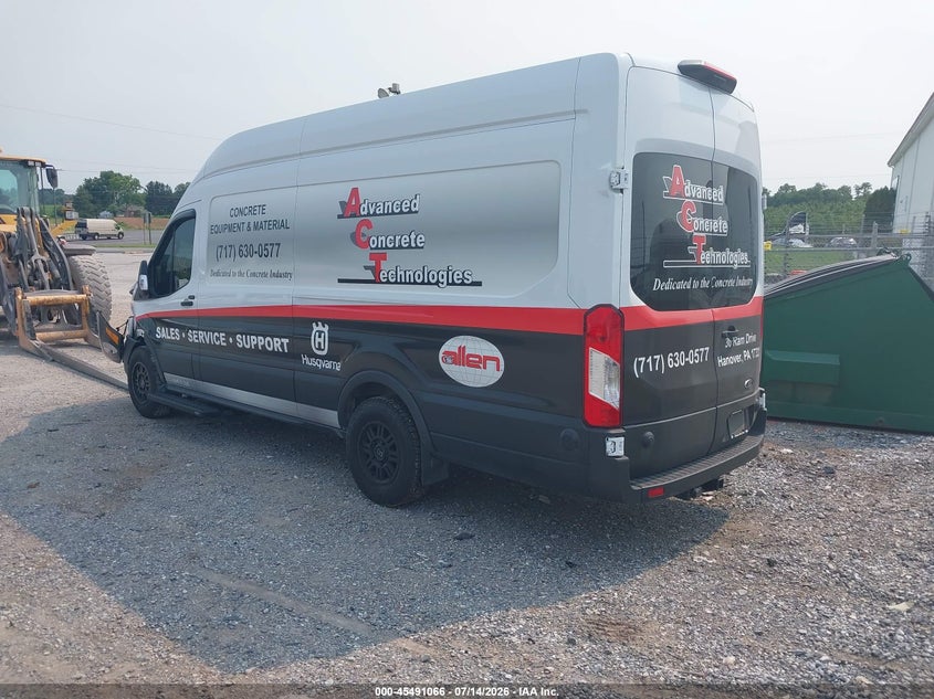 Vin: 1ftbw3x87ska70784, lot: 45989263, ford transit-350 cargo van 20253