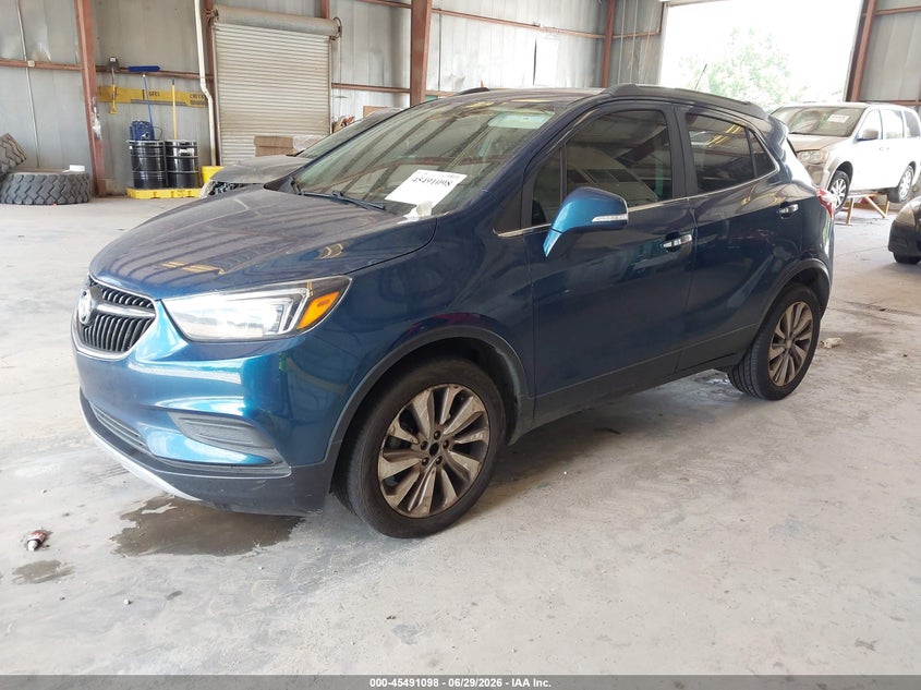 Vin: kl4cjasb7kb839384, lot: 45989295, buick encore fwd preferred 20192