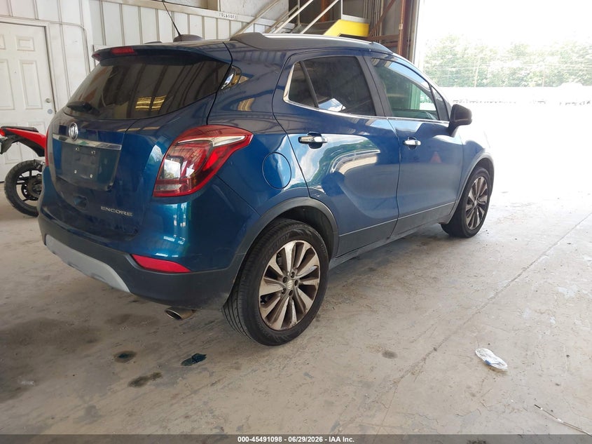 Vin: kl4cjasb7kb839384, lot: 45989295, buick encore fwd preferred 20194