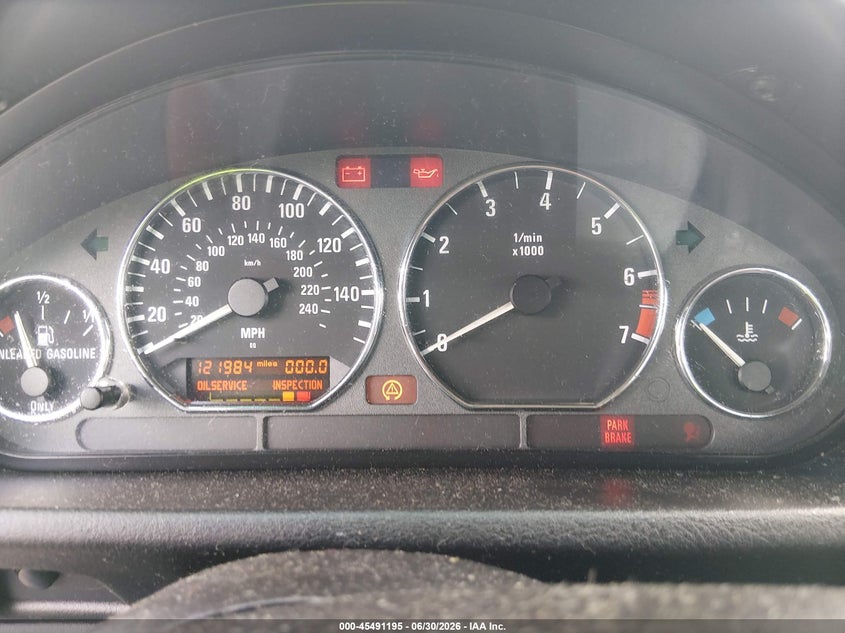 1997 BMW Z3 1.9L Roadster VIN: 4USCH7326VLE04662 Lot: 45491195