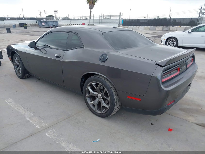 Vin: 2c3cdzag3fh855883, lot: 45989410, dodge challenger sxt 20153