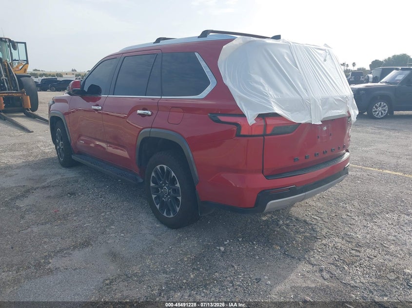 Vin: 7svaaaba2rx047425, lot: 45989425, toyota sequoia limited 20243