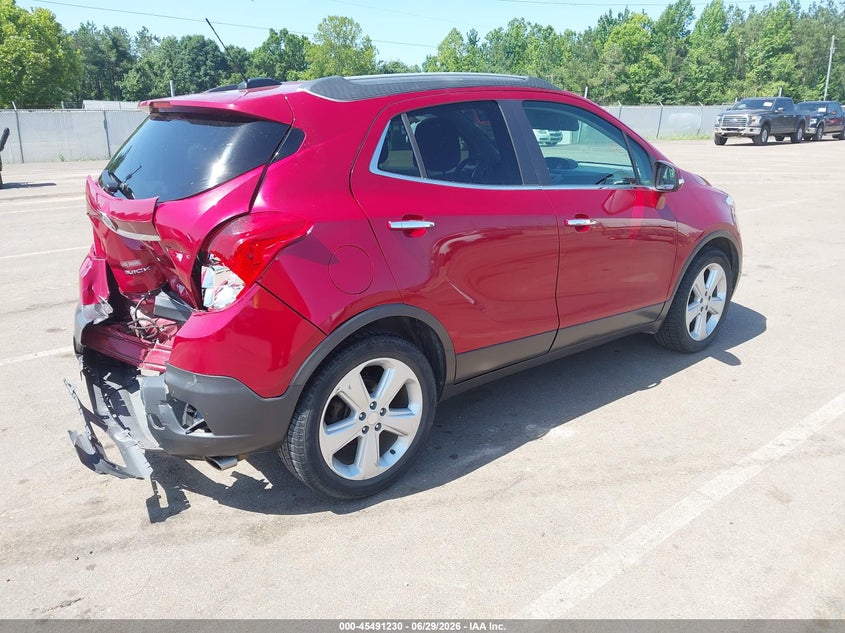 Vin: kl4cjbsb5gb752886, lot: 45989427, buick encore convenience 20164