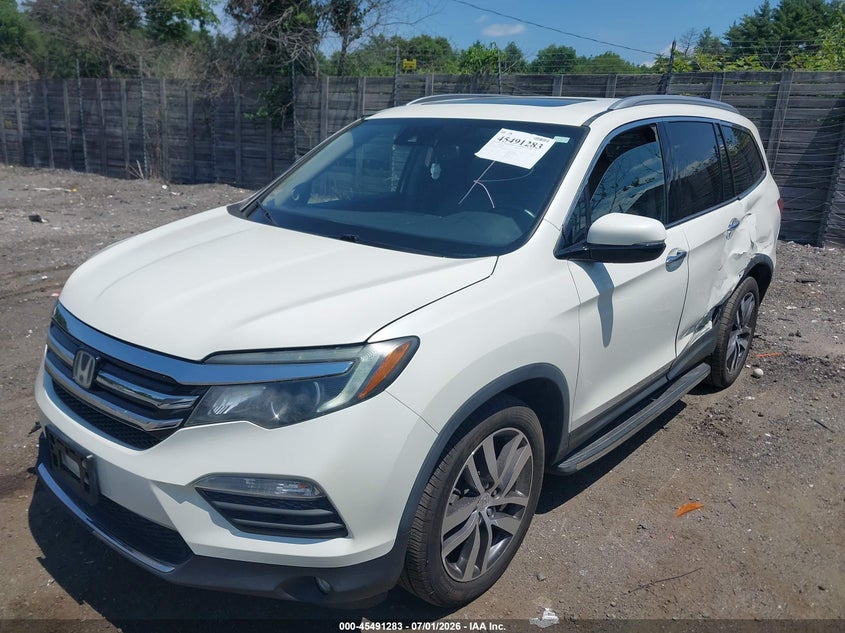 Vin: 5fnyf6h95gb003642, lot: 45989480, honda pilot touring 20162
