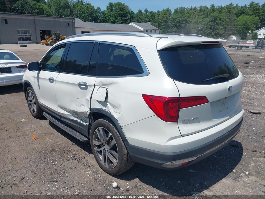 Vin: 5fnyf6h95gb003642, lot: 45989480, honda pilot touring 20163