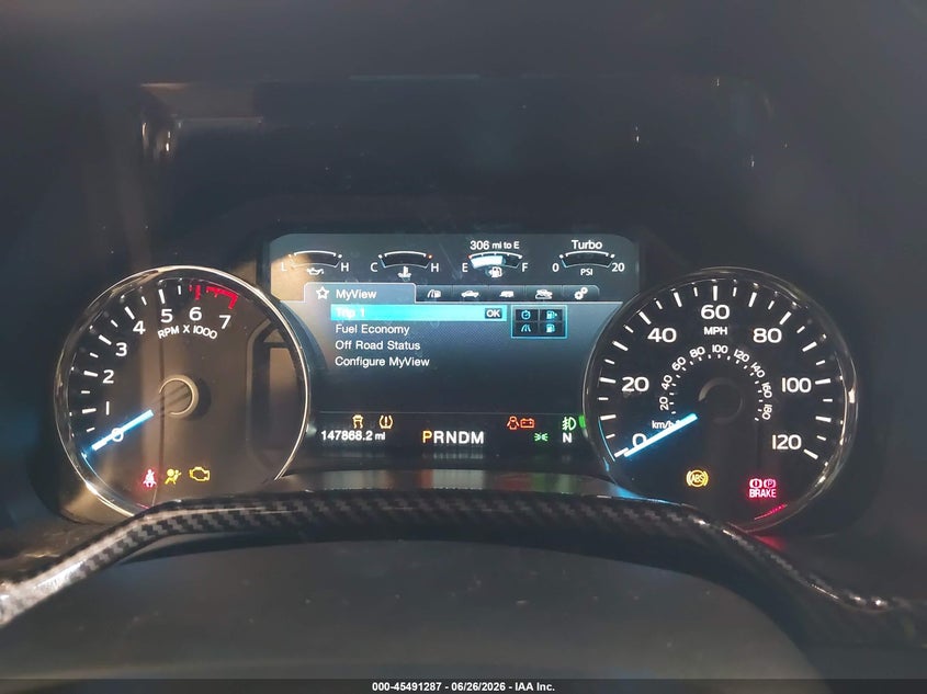 2017 FORD F-150 PICKUP 3.5L V-6 DI, DOHC, VVT, TURBO, 375HP