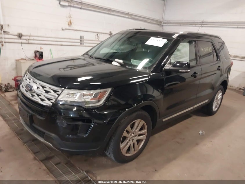 Vin: 1fm5k8d85jgc30247, lot: 45989526, ford explorer xlt 20182