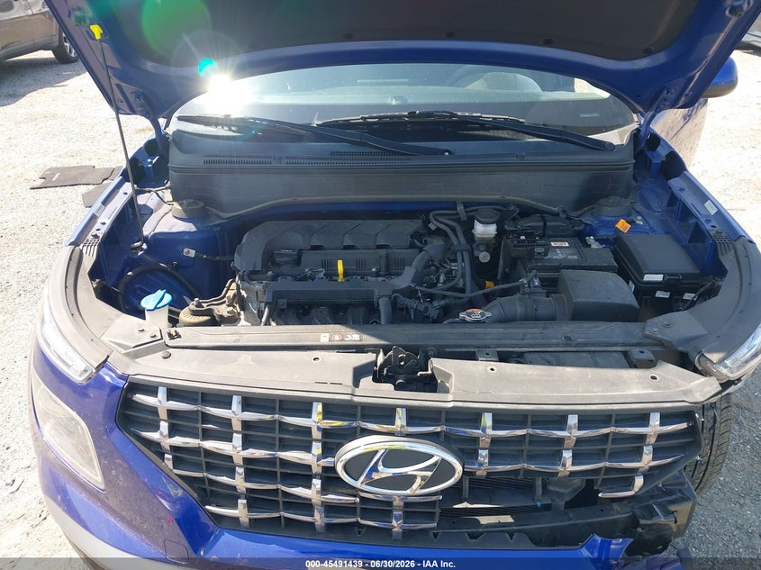 2022 Hyundai Venue Sel VIN: KMHRC8A35NU157718 Lot: 45491439