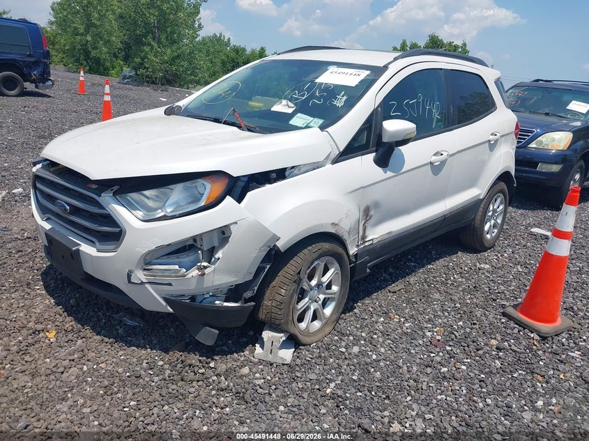 2018 FORD ECOSPORT SPORT UTILITY VEHICLE 1.0L I-3 DI, DOHC, VVT, TURBO, 123HP