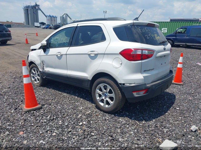 2018 FORD ECOSPORT SPORT UTILITY VEHICLE 1.0L I-3 DI, DOHC, VVT, TURBO, 123HP