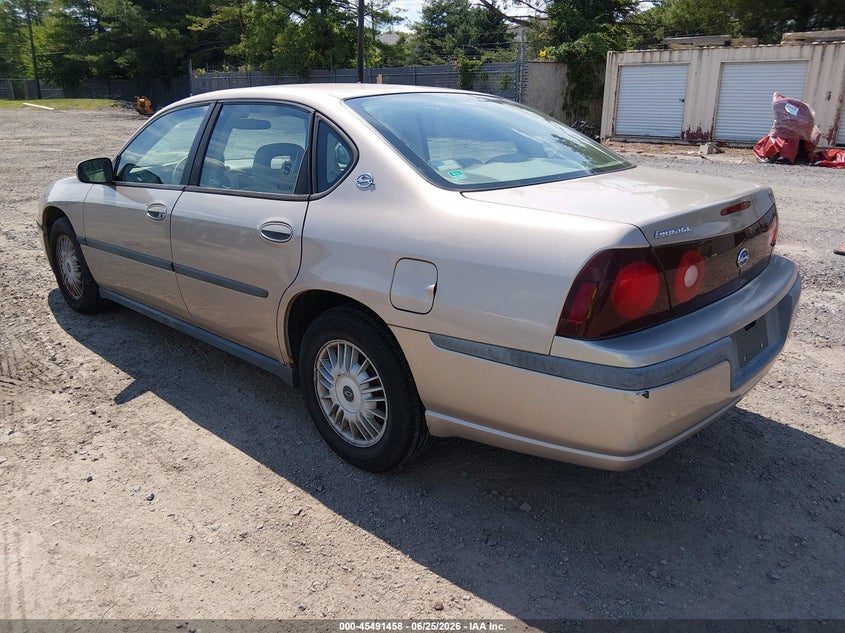 2001 CHEVROLET IMPALA SEDAN 3.4L V-6 180HP