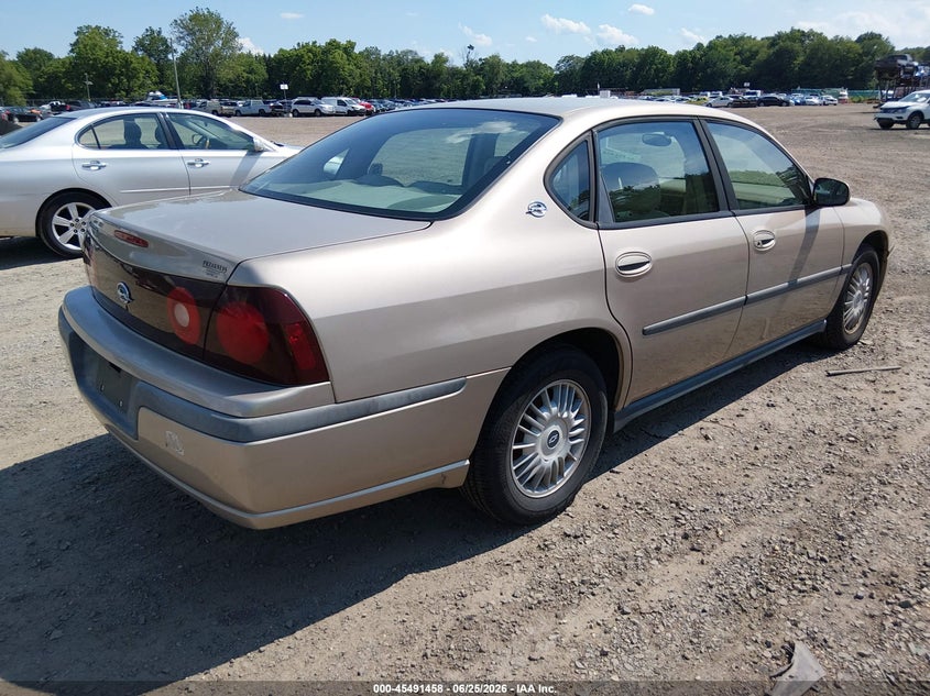 2001 CHEVROLET IMPALA SEDAN 3.4L V-6 180HP