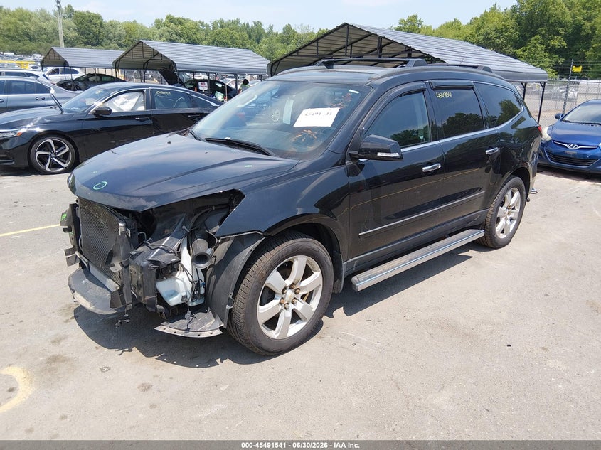 2016 Chevrolet Traverse, Удар спереди, IAAI, VIN 1GNKVJKD3GJ165410 — фото 2