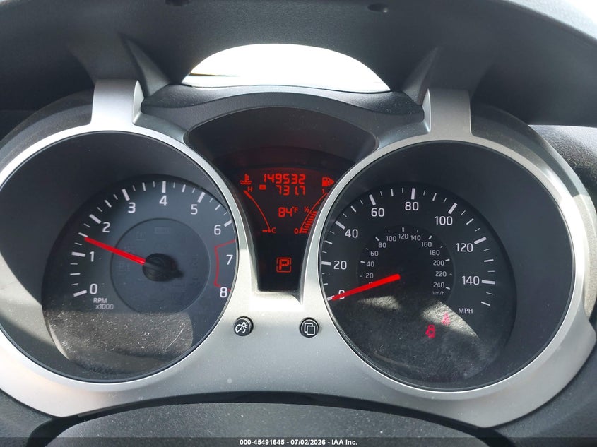 2014 Nissan Juke Sv VIN: JN8AF5MV2ET364520 Lot: 45491645