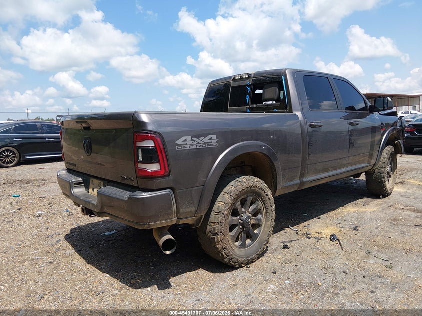 Vin: 3c6ur5fl9lg200520, lot: 45989904, ram 2500 laramie  4x4 6'4 box 20204