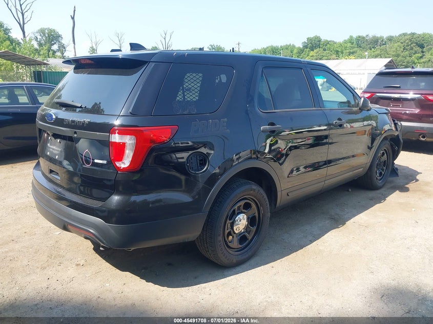 Vin: 1fm5k8ar4hgb71697, lot: 45989905, ford utility police interceptor 20174