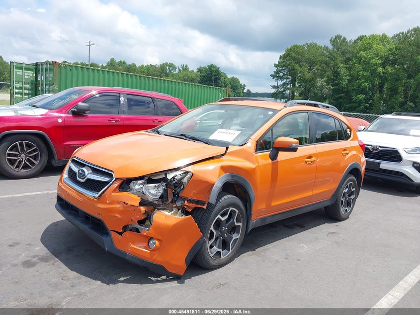 Vin: jf2gpamc6f8264453, lot: 45990008, subaru xv crosstrek 2.0i limited 20152