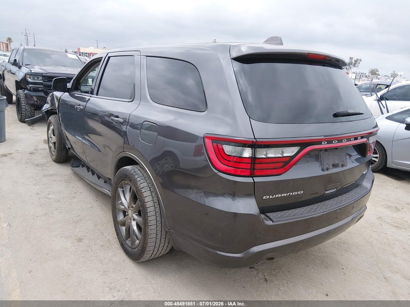 Vin: 1c4rdhdg6hc619035, lot: 45990048, dodge durango gt rwd 20173