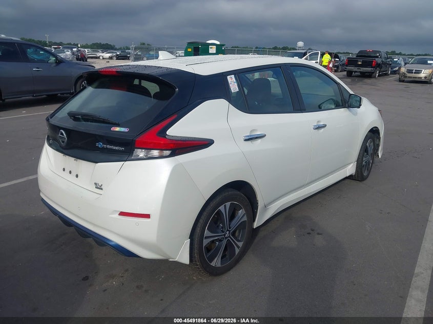 Vin: 1n4bz1cvxnc560597, lot: 45990061, nissan leaf sv plus 62 kwh 20224