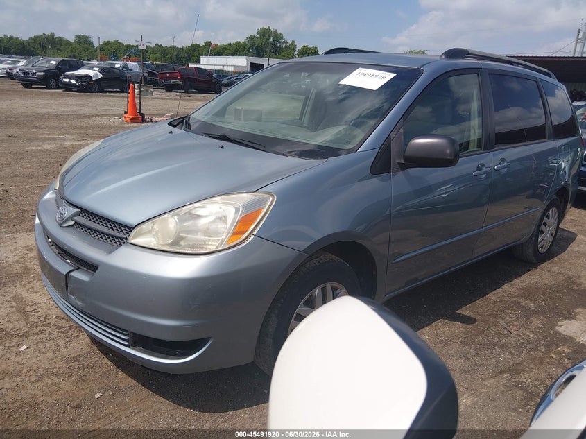 2005 TOYOTA SIENNA VAN 3.3L V-6 DOHC, VVT, 230HP