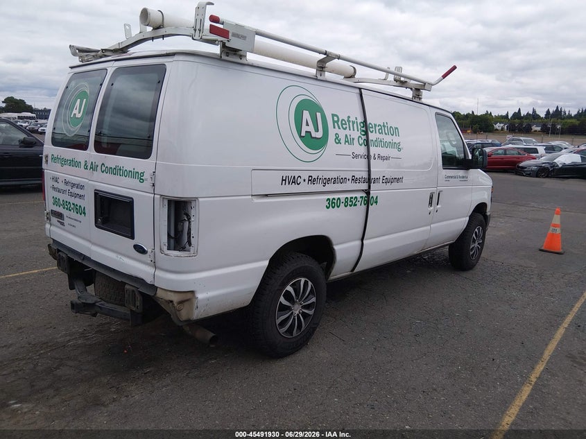 Vin: 1ftne2el6dda18300, lot: 45990127, ford e-250 commercial 20134
