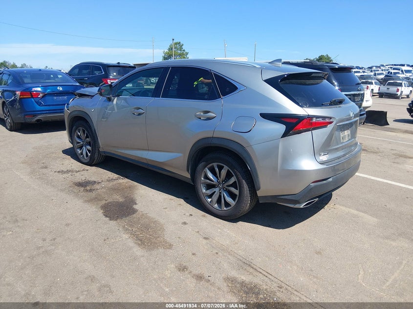 Vin: jtjyarbz4g2035121, lot: 45990131, lexus nx 200t f sport 20163