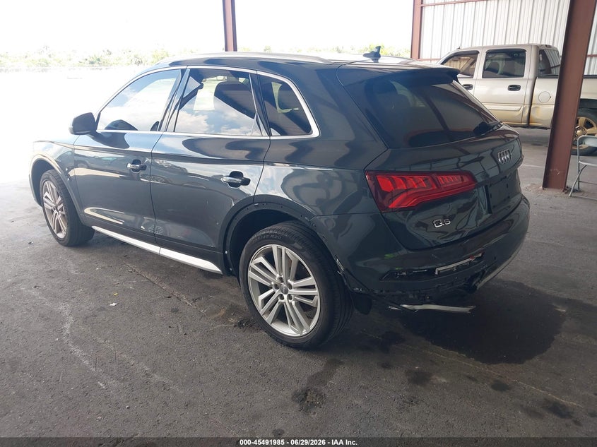 Vin: wa1bnafy6j2159750, lot: 45990182, audi q5 2.0t premium 20183