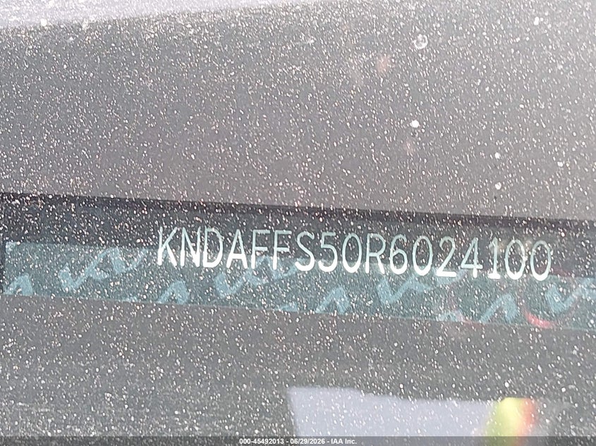2024 Kia Ev9 Wind VIN: KNDAFFS50R6024100 Lot: 45492013