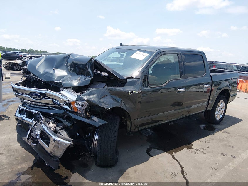 Vin: 1ftew1eg6jkc67407, lot: 45990337, ford f-150 xlt 20182