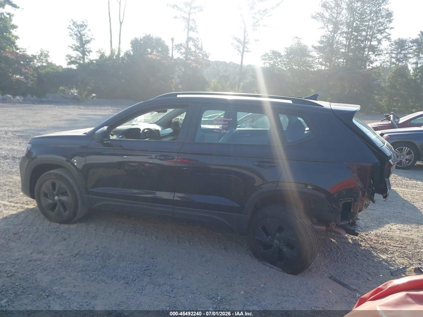 2025 Volkswagen Taos 1.5T S VIN: 3VV5C7B27SM043904 Lot: 45492240