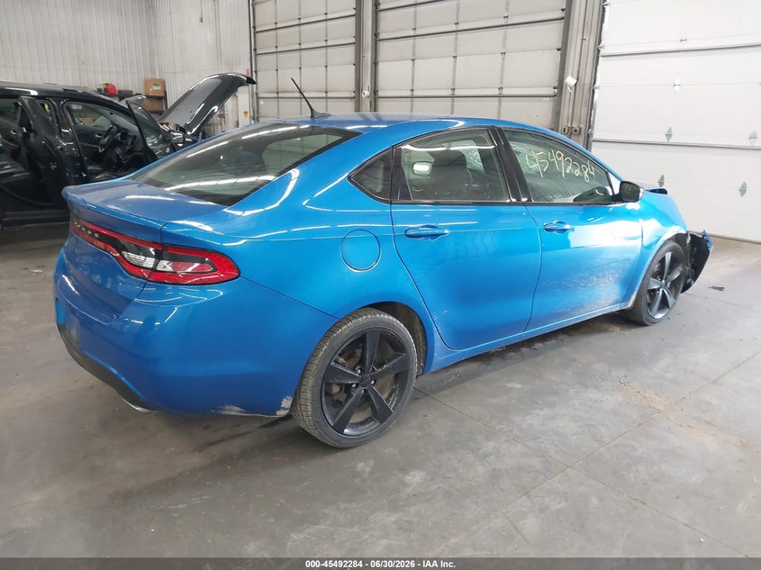 Vin: 1c3cdfbb5gd571011, lot: 45990481, dodge dart sxt 20164