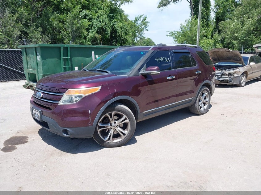 Vin: 1fmhk8f85bga01532, lot: 45990560, ford explorer limited 20112