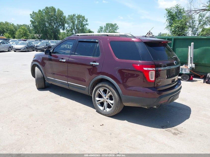 Vin: 1fmhk8f85bga01532, lot: 45990560, ford explorer limited 20113