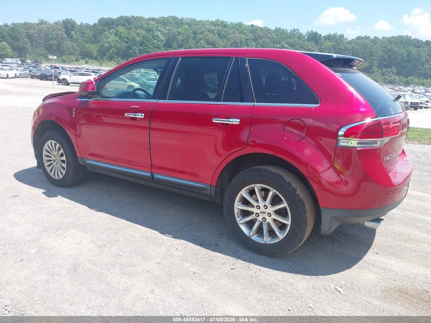 Vin: 2lmdj6jk7bbj01488, lot: 45990614, lincoln mkx 20113