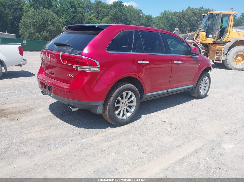 Vin: 2lmdj6jk7bbj01488, lot: 45990614, lincoln mkx 20114