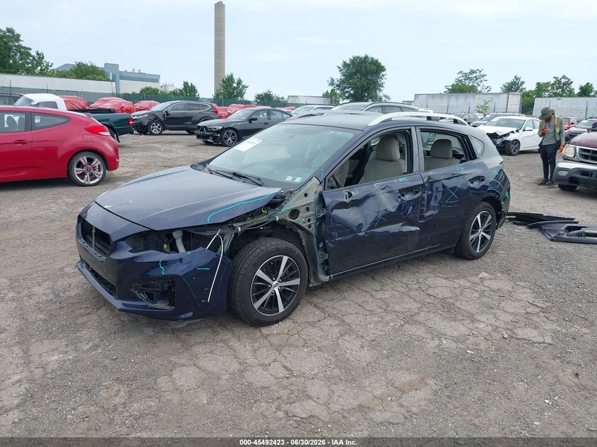 2019 Subaru Impreza, Левый бок, IAAI, VIN 4S3GTAC62K3748441 — фото 2