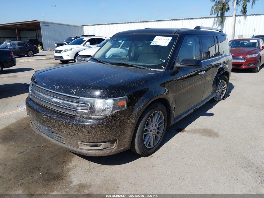 Vin: 2fmhk6c88hba09682, lot: 45990634, ford flex sel 20172