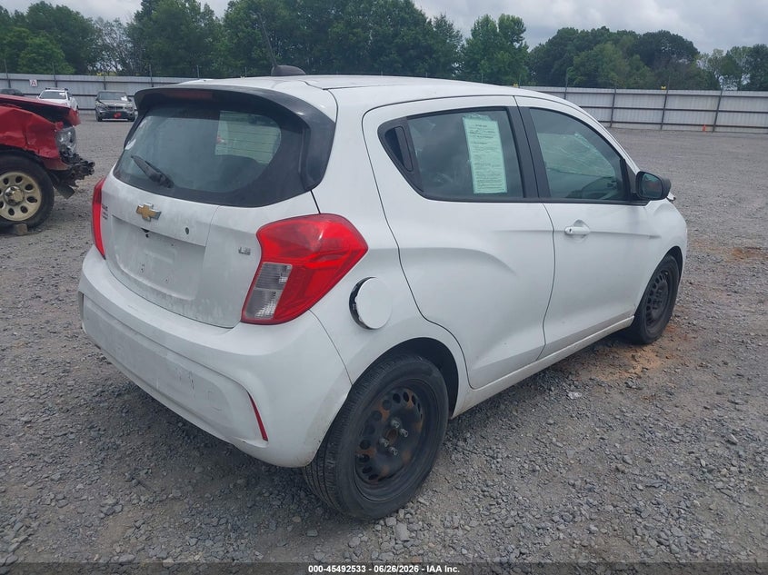 Vin: kl8cb6sa0gc582781, lot: 45990730, chevrolet spark ls cvt 20164