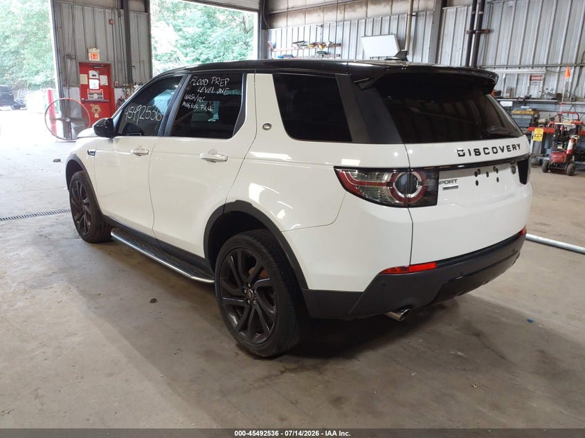 Vin: salct2bg3fh522411, lot: 45990734, land rover discovery sport hse lux 20153