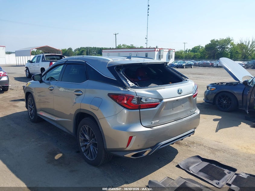 Vin: 2t2bzmca4hc084086, lot: 45990738, lexus rx 350 f sport 20173