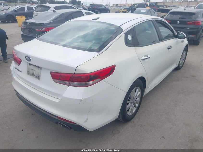 Vin: knagt4l36g5101461, lot: 45990760, kia optima lx 20164
