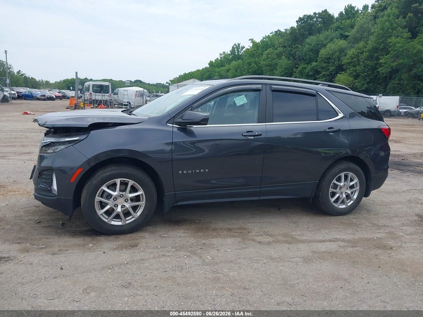 2022 Chevrolet Equinox Awd Lt VIN: 3GNAXUEV6NS191765 Lot: 45492590