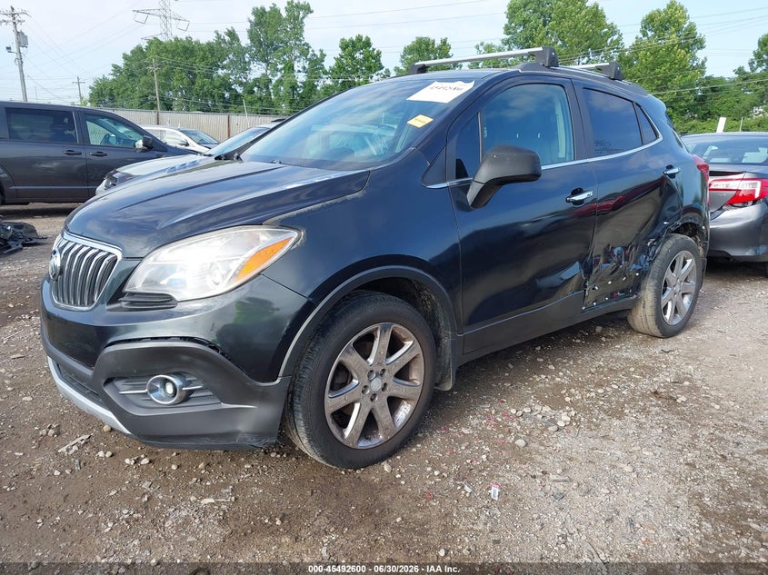 Vin: kl4cjcsb7db205863, lot: 45990799, buick encore leather 20132