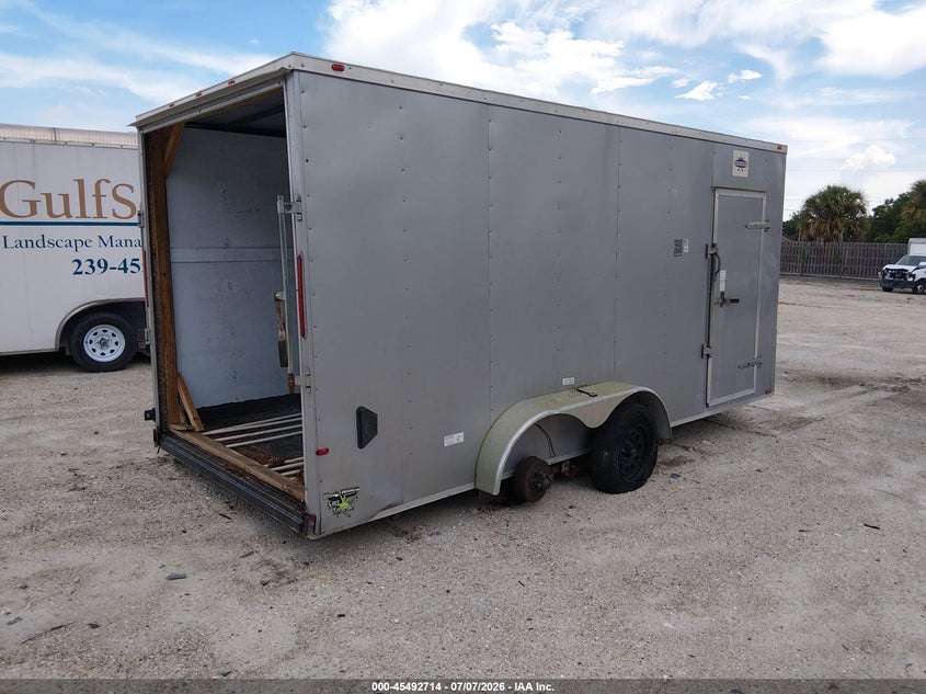 2022 CYNERGY CARGO LLC 16' ENCLOSED TRAILER auction photo 4