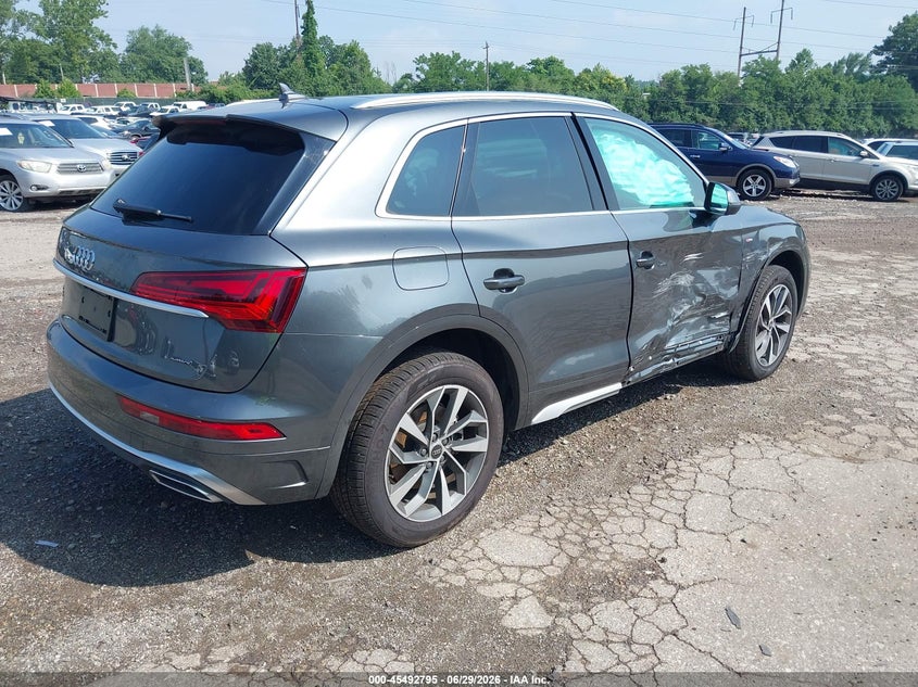 Vin: wa1eaafy2r2076319, lot: 45990992, audi q5 premium plus 45 tfsi s line quattro 20244