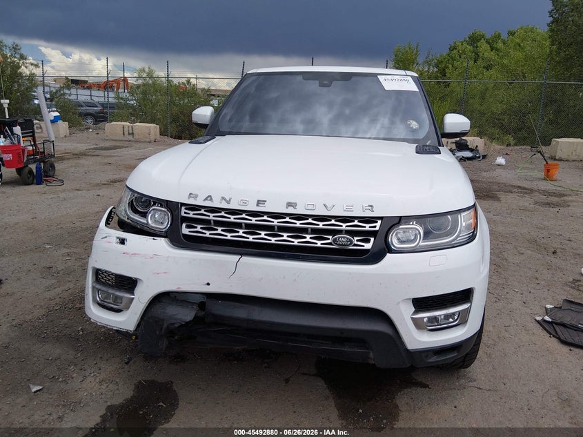2016 Land Rover Range Rover Sport 3.0L V6 Turbocharged Diesel Hse Td6 VIN: SALWR2KF7GA654102 Lot: 45492880